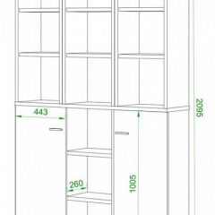 Стеллаж комбинированный Домино ПУ-40-6 | фото 2